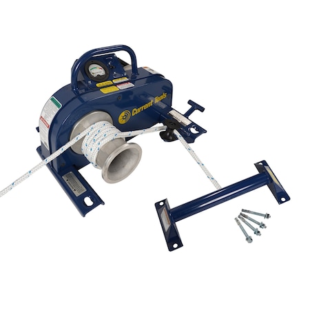 Current Tools 8000Lb Cable Puller with Chains and Floor Mount 8845
